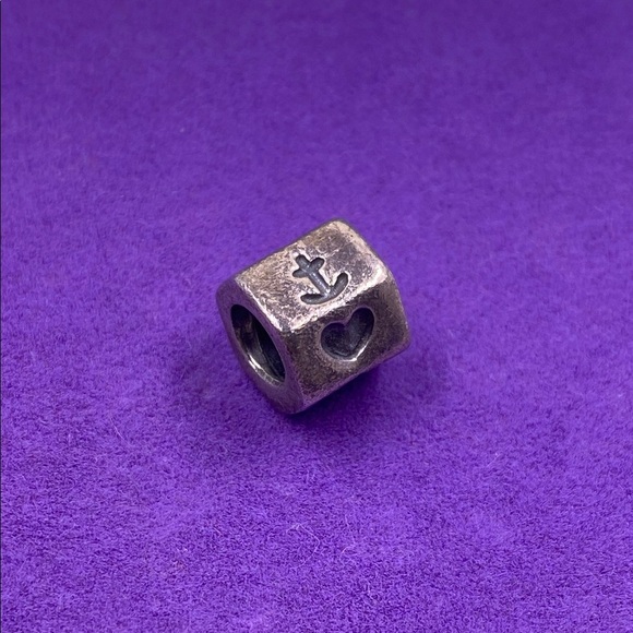 💛 Pandora Sterling Silver Faith, Hope & Love Charm - Picture 2 of 4